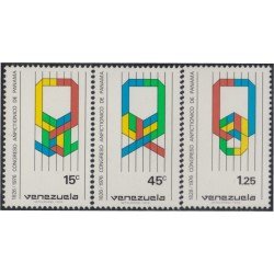 Venezuela 990/92 1976 Congreso Anfictiónico de Panamá MNH Venezuela 990/92 1976 Congreso Anfictiónico de Panamá MNH