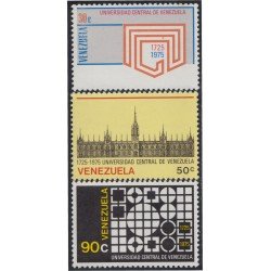 Venezuela 985/87 1976 Universidad Central de Venezuela MNH Venezuela 985/87 1976 Universidad Central de Venezuela MNH