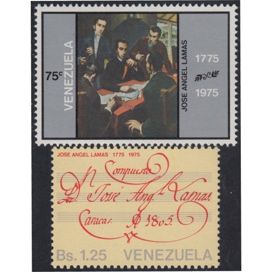 Venezuela 966/67 1976 Compositor José Ángel Lamas MH
