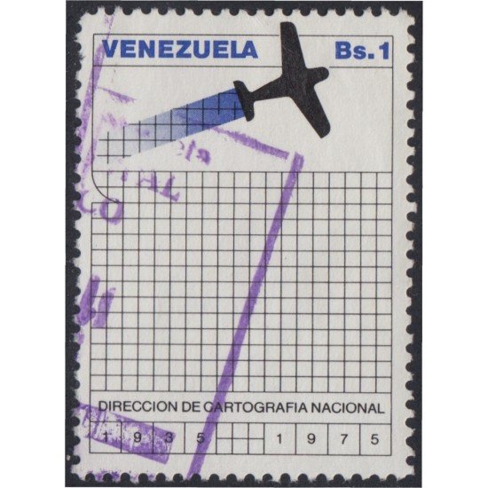 Venezuela 963 1976 Dirección de Cartografía Nacional usados Venezuela 963 1976 Dirección de Cartografía Nacional usados