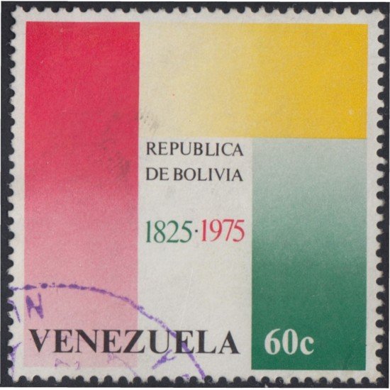 Venezuela 962 1975 República de Bolivia usados Venezuela 962 1975 República de Bolivia usados