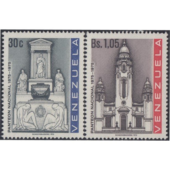 Venezuela 960/61 1975 Panteón Nacional MNH