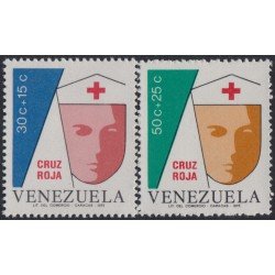 Venezuela 958/59 1975 Cruz Roja Venezuela MNH Venezuela 958/59 1975 Cruz Roja Venezuela MNH