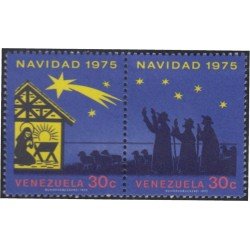 Venezuela 956/57 1975 Navidad Christmas MH Venezuela 956/57 1975 Navidad Christmas MH