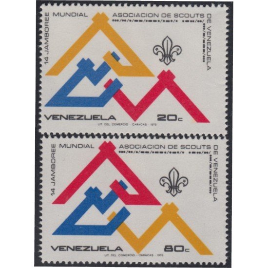Venezuela 954/55 1975 Asociación de Scouts de Venezuela MNH