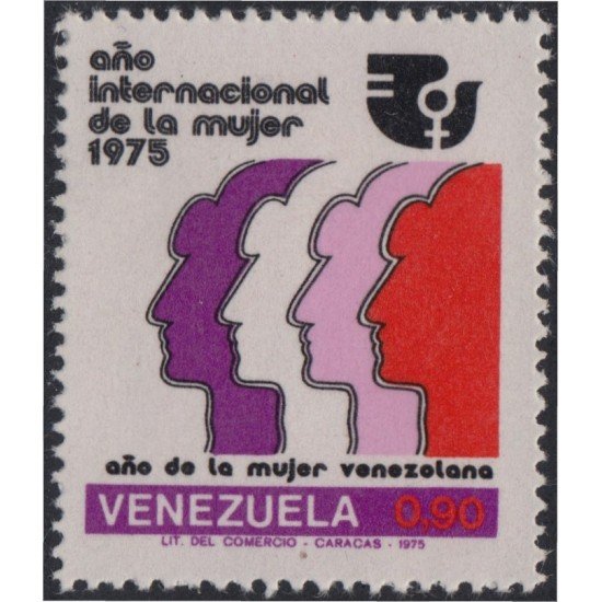 Venezuela 953 1975 Año Internacional de la mujer MNH