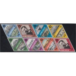 Venezuela 945/52 1974 Centenario del Ministerio de Obras Públicas MNH Venezuela 945/52 1974 Centenario del Ministerio de Obras Públicas MNH