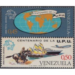 Venezuela 941/42 1974 Centenario de la UPU MH Venezuela 941/42 1974 Centenario de la UPU MH