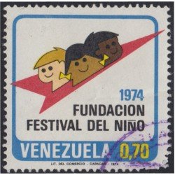 Venezuela 940 1974 Fundación Festival del Niño usados Venezuela 940 1974 Fundación Festival del Niño usados