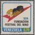 Venezuela 940 1974 Fundación Festival del Niño MNH