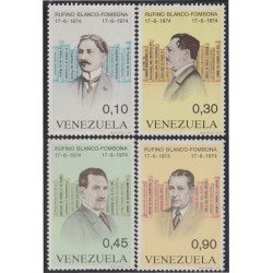 Venezuela 932/35 1974 Rufino Blanco Fombona MH Venezuela 932/35 1974 Rufino Blanco Fombona MH