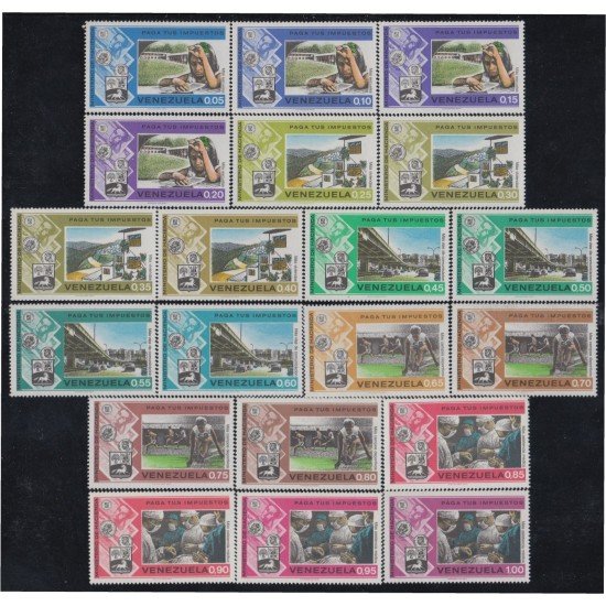 Venezuela 907/26 1974 Invitación a pagar impuestos MNH