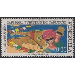 Venezuela 906 1974 X Aniversario carnaval turístico de carúpano usados Venezuela 906 1974 X Aniversario carnaval turístico de carúpano usados