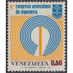 Venezuela 905 1974 9º Congreso venezolano de ingeniería MH Venezuela 905 1974 9º Congreso venezolano de ingeniería MH