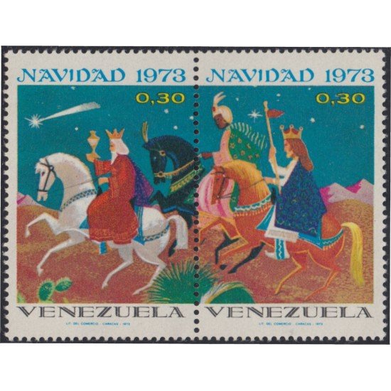 Venezuela 895/96 1973 Navidad Christmas MNH Venezuela 895/96 1973 Navidad Christmas MNH