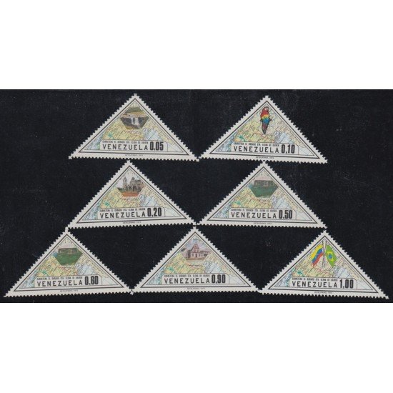 Venezuela 886/92 1973 Desarrollo de la ruta de El Dorado en Santa lena de Uairen MNH Venezuela 886/92 1973 Desarrollo de la ruta de El Dorado en Santa lena de Uairen MNH