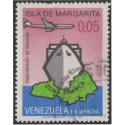 Venezuela 885 1973 Isla de Margarita Zona Franca usados Venezuela 885 1973 Isla de Margarita Zona Franca usados