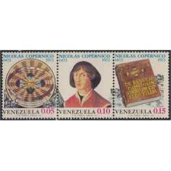 Venezuela 858/60 1973 Nicolás Copérnico usados Venezuela 858/60 1973 Nicolás Copérnico usados