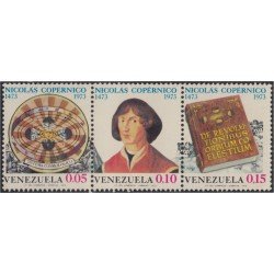 Venezuela 858/60 1973 Nicolás Copérnico MNH Venezuela 858/60 1973 Nicolás Copérnico MNH