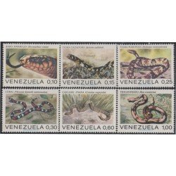 Venezuela 852/57 1972 Reptiles de Venezuela MNH Venezuela 852/57 1972 Reptiles de Venezuela MNH
