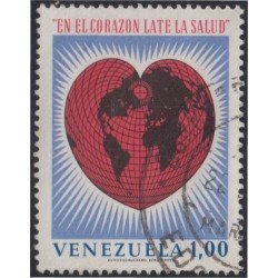 Venezuela 840 1972 Mes mundial del corazón usados Venezuela 840 1972 Mes mundial del corazón usados