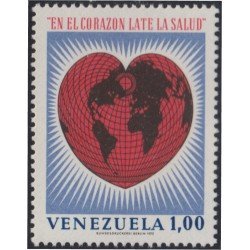 Venezuela 840 1972 Mes mundial del corazón MNH Venezuela 840 1972 Mes mundial del corazón MNH