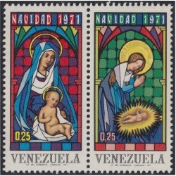 Venezuela 837/38 1971 Navidad Christmas MNH Venezuela 837/38 1971 Navidad Christmas MNH