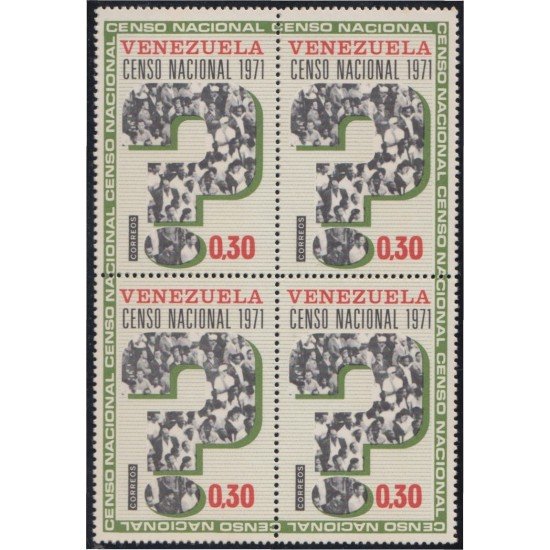 Venezuela 821/24 1971 Censo Nacional MH Venezuela 821/24 1971 Censo Nacional MH