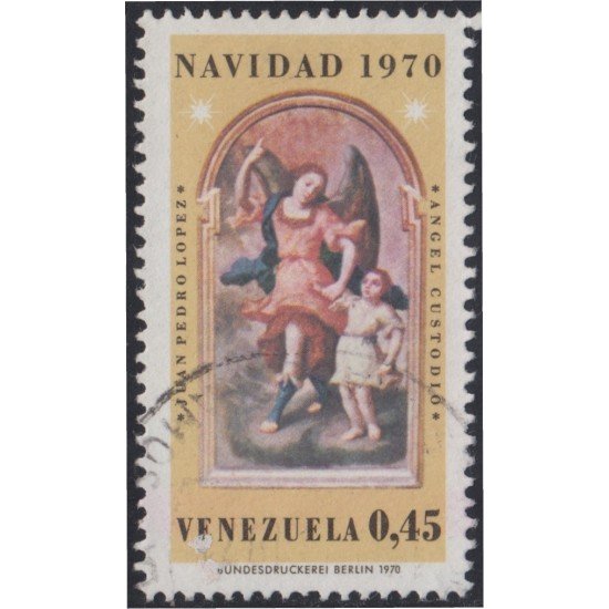 Venezuela 816 1970 Navidad Christmas usados Venezuela 816 1970 Navidad Christmas usados