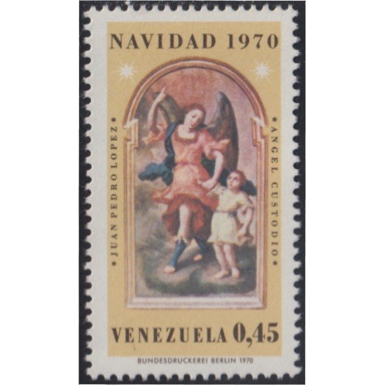 Venezuela 816 1970 Navidad Christmas MH Venezuela 816 1970 Navidad Christmas MH