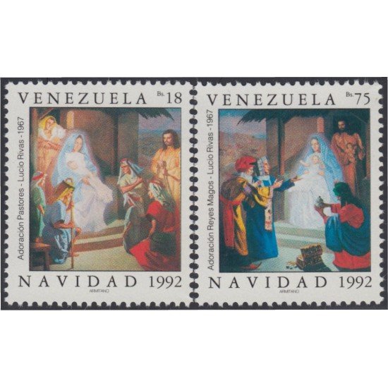 Venezuela 1601/02 1992 América Upaep 500 Años del descubrimiento de América MNH Venezuela 1601/02 1992 América Upaep 500 Años del descubrimiento de América MNH