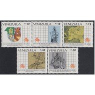 Venezuela 1569/73 1992 500 Años del descubrimiento de América MNH