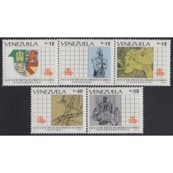 Venezuela 1569/73 1992 500 Años del descubrimiento de América MNH