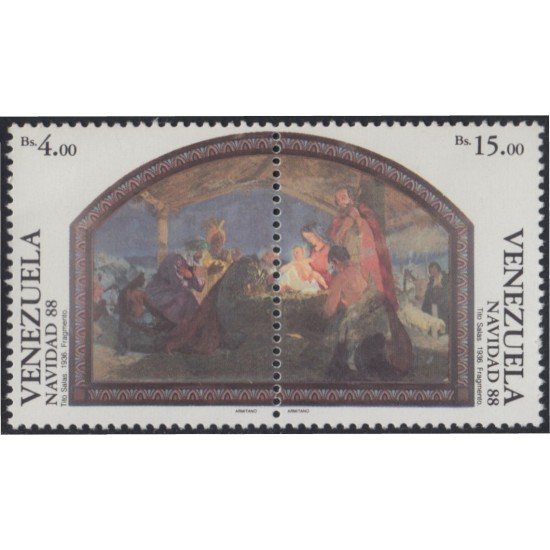 Venezuela 1438-40 1988 Navidad Christmas MNH