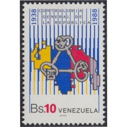 Venezuela 1430 1988 Contraloría General de la República MNH Venezuela 1430 1988 Contraloría General de la República MNH