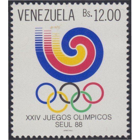 Venezuela 1414 1988 XXIV Juegos Olímpicos Seúl 88 MNH