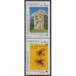 Venezuela 1290/91 1987 Congreso Mundial de Neuroquímica 87 MNH Venezuela 1290/91 1987 Congreso Mundial de Neuroquímica 87 MNH