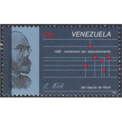 Venezuela 1279A 1987 R. Koch Premio Nobel MNH Venezuela 1279A 1987 R. Koch Premio Nobel MNH