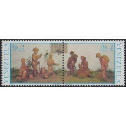 Venezuela 1259/60 1986 Navidad Christma MNH Venezuela 1259/60 1986 Navidad Christma MNH