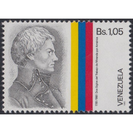 Venezuela 1216 1986 Francesco Miranda MNH Venezuela 1216 1986 Francesco Miranda MNH