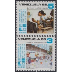 Venezuela 1214/15 1986 Fundación de edificaciones y dotaciones educativas MNH Venezuela 1214/15 1986 Fundación de edificaciones y dotaciones educativas MNH