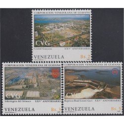 Venezuela 1201/03 1985 Corporación venezolana de Guayana MNH Venezuela 1201/03 1985 Corporación venezolana de Guayana MNH