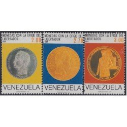 Venezuela 1198/00 1985 Monedas con la efigie del Libertador MNH Venezuela 1198/00 1985 Monedas con la efigie del Libertador MNH