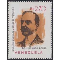 Venezuela 1187 1985 Dr. Luis María Drago MNH Venezuela 1187 1985 Dr. Luis María Drago MNH