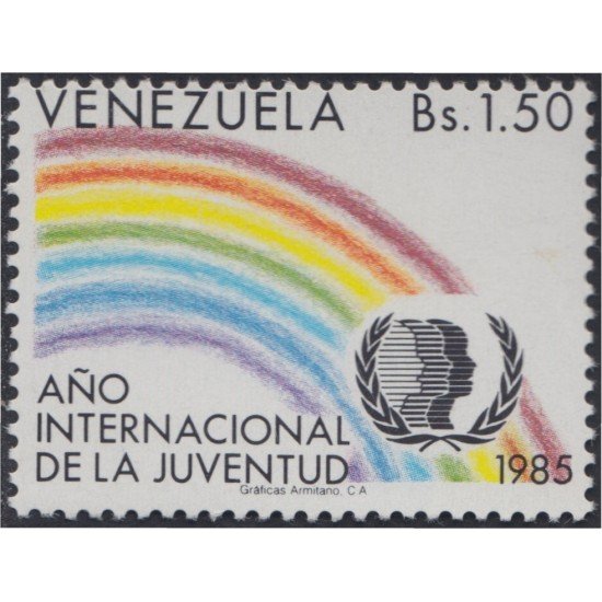 Venezuela 1184 1985 Año Internacional de la Juventud MNH Venezuela 1184 1985 Año Internacional de la Juventud MNH
