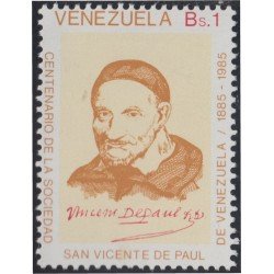 Venezuela 1168 1985 San Vicente de Paul MNH Venezuela 1168 1985 San Vicente de Paul MNH