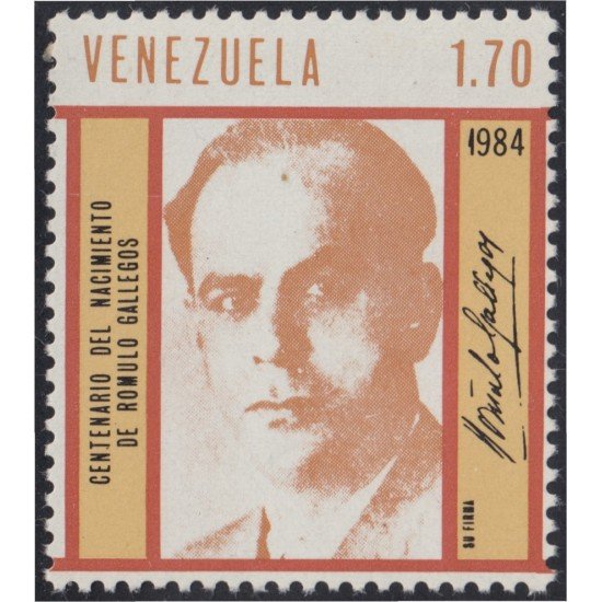 Venezuela 1163 1985 Rómulo Gallegos MNH