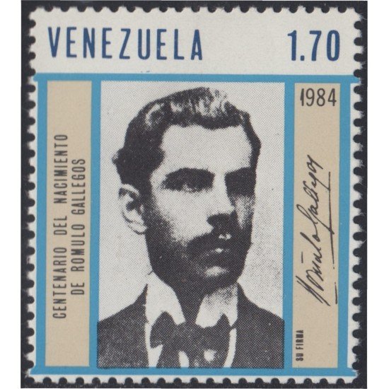 Venezuela 1161 1984 Rómulo Gallegos MNH Venezuela 1161 1984 Rómulo Gallegos MNH