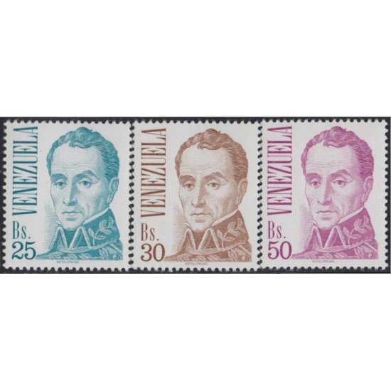 Venezuela 1139/41 1983 Simón Bolívar MNH Venezuela 1139/41 1983 Simón Bolívar MNH