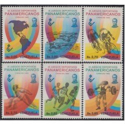 Venezuela 1133/38 1983 IX Juegos Panamericanos MNH Venezuela 1133/38 1983 IX Juegos Panamericanos MNH